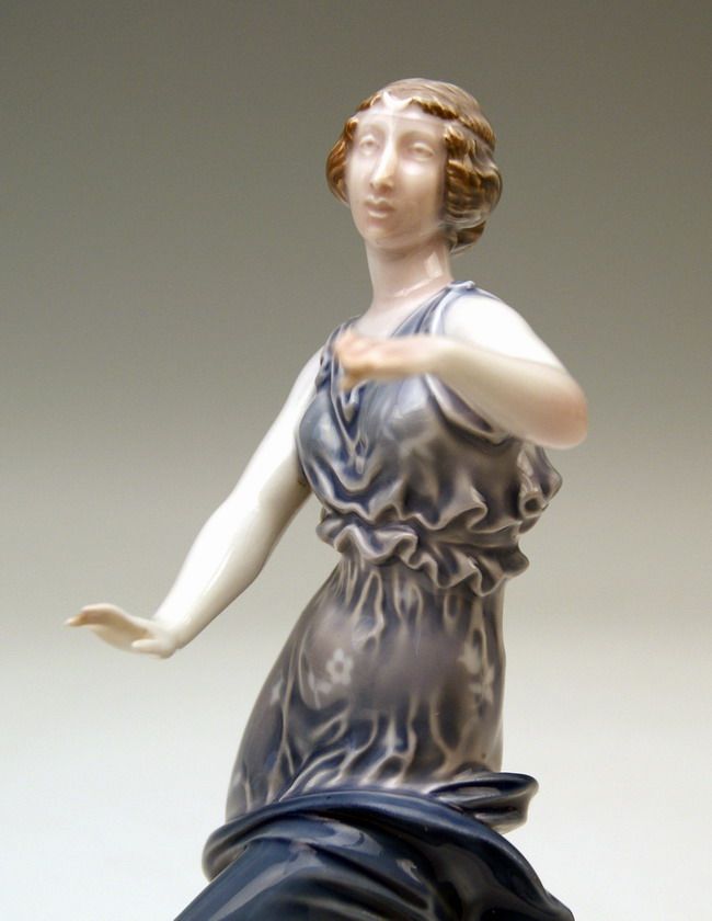 Rosenthal Figur Tänzerin Lady Dancer Tanagra Richard Förster MNR 175 ...