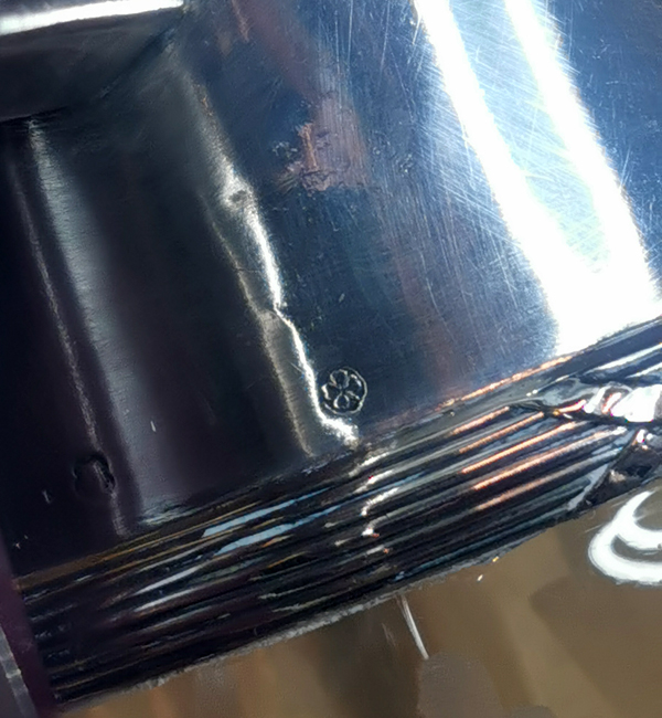 Decanter with silver mount decanter with silver mount by Alexander Sturm Vienna circa 1900