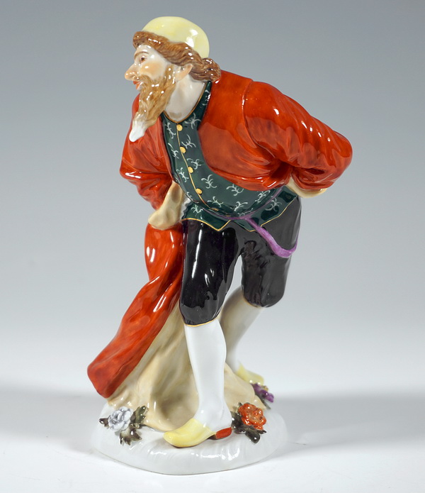 Meissen Figur Pantalone Commedia dell Arte Kändler 20. Jhdt