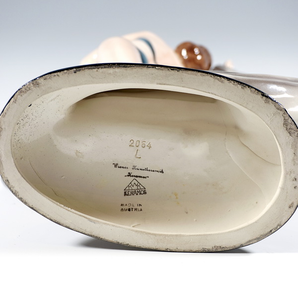 Large Keramos Figurine Dancer with cloth Dancer with cloth Stephan Dakon circa 1945