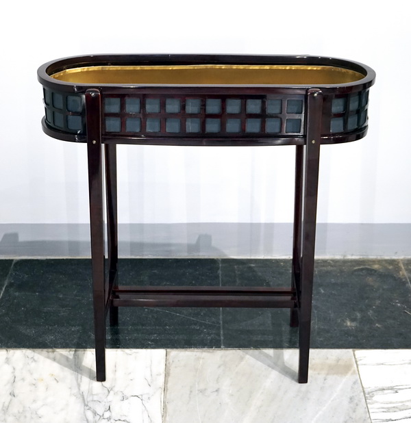 J J Kohn Art Nouveau flower stand Jugendstil Blumenständer Modell 1016 Josef Hoffmann circa 1905