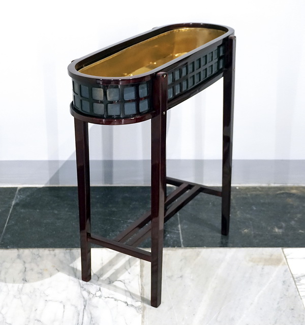 J J Kohn Art Nouveau flower stand Jugendstil Blumenständer Modell 1016 Josef Hoffmann circa 1905